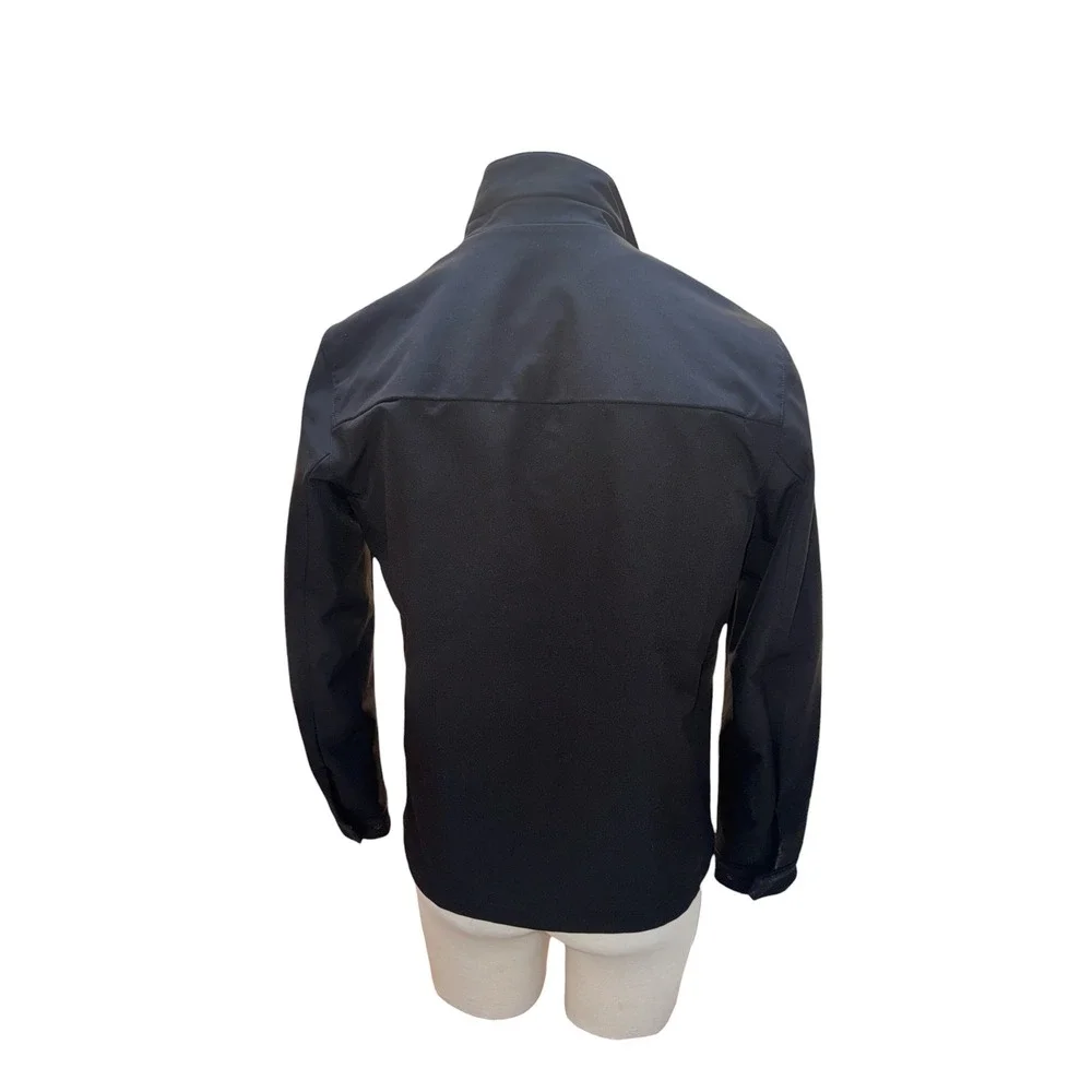 Michael Kors Men's Black Soft Shell Jacket‎ Small | Zip Front